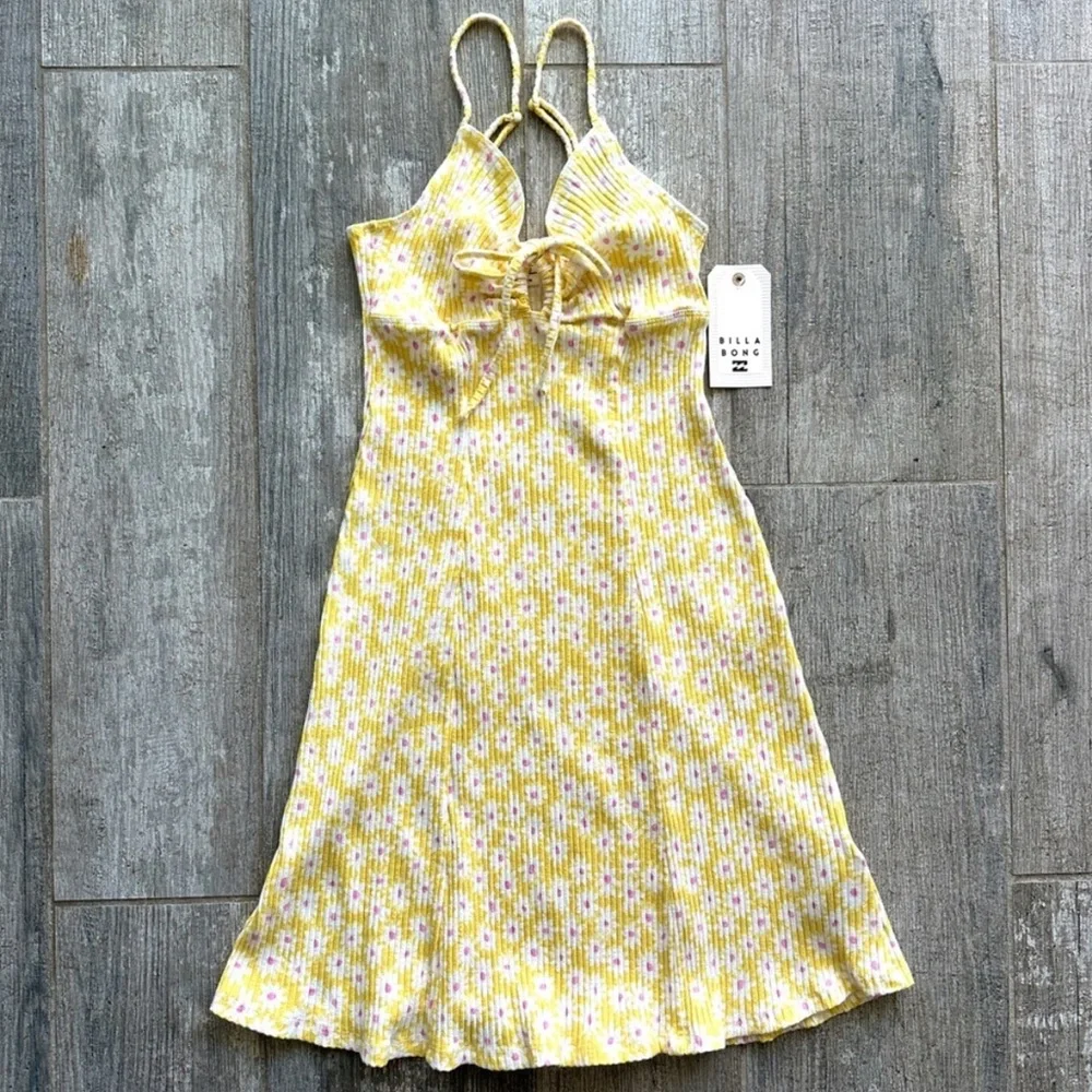 🔥🔥BILLABONG - SUNNY GARDEN RIB KNIT DRESS🔥🔥 - Picture 6 of 8